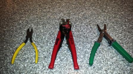 Favorite Three Electrical Wiring Job Tools - cutters, wire stripper, and crimper Favorite Three Electrical Wiring Job Tools - cutters, wire stripper, and crimper